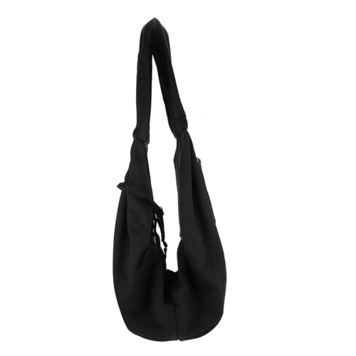 SUPVOX Tragetasche für Haustiere Pet Sling Bag für Hunde und Katzen Tragbarer Outdoor Tasche aus Hochwertigem Polyester Schwarz für Ausflüge und Reisen mit Kleinen Tieren von Supvox
