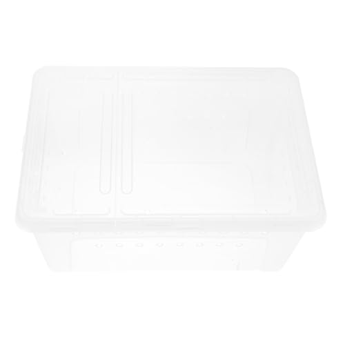 SUPVOX Transparente Kunststoff Reptilien Fütterungsbox mit Belüftung Stapelbar und Langlebig Geeignet für Spinnen Skorpione Eidechsen und Insekten Terrarium für Terrarienhaltung SUPVOX Transparente Kunststoff Reptilien Fütterungsbox mit Belüftung Stapelbar und Langlebig Geeignet für Spinnen Skorpione Eidechsen und Insekten Terrarium für Terrarienhaltung von Supvox