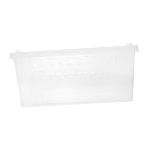 SUPVOX Transparente Reptilien Zucht und Futterbox aus Robustem Kunststoff Stapelbar und Langlebig Mittlere Tragbar für Terrarien für Eidechsen Spinnen Geckos und SUPVOX Transparente Reptilien Zucht und Futterbox aus Robustem Kunststoff Stapelbar und Langlebig Mittlere Tragbar für Terrarien für Eidechsen Spinnen Geckos und von Supvox