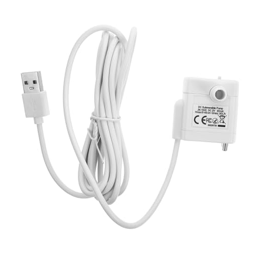 SUPVOX USB Betriebene Geräuscharme Tauchpumpe für Haustier Trinkbrunnen Langlebige Sichere Ersatzpumpe für Katzen und Hundewasserspender Energiesparend Kompakt Kompatibel mit Meisten von Supvox