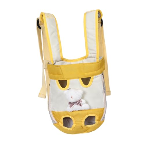 SUPVOX Verstellbarer Haustier-Rucksack mit Belüftung Ergonomische Doppel-Schultergurte für Kleinen bis Mittleren Hund und Katze Bequemer Front-tragekorb für Wandern Camping und Reisen SUPVOX Verstellbarer Haustier-Rucksack mit Belüftung Ergonomische Doppel-Schultergurte für Kleinen bis Mittleren Hund und Katze Bequemer Front-tragekorb für Wandern Camping und Reisen von Supvox