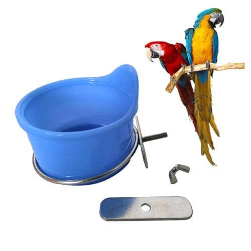 SUPVOX Vogel Futternapf aus Langlebigem Kunststoff Rostfrei Multifunktional als Futter und Wasserschale Geeignet für Papageien und Kleine Haustiere Einfach Am Käfig zu Befestigen Leicht SUPVOX Vogel Futternapf aus Langlebigem Kunststoff Rostfrei Multifunktional als Futter und Wasserschale Geeignet für Papageien und Kleine Haustiere Einfach Am Käfig zu Befestigen Leicht von Supvox