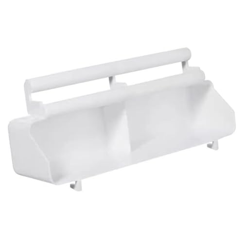 SUPVOX Vogelfutterspender aus Kunststoff Hängende Futter und Wasserstation für Nymphensittiche und Sittiche mit Overflow Design Platzsparend für Täglichen Gebrauch von Supvox