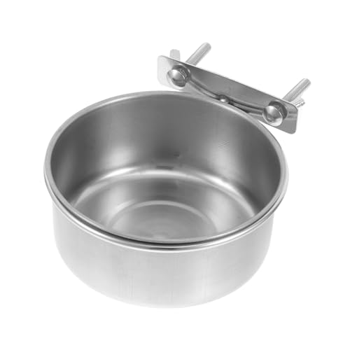 SUPVOX Vogelkäfig Futternapf für Papageien Futter und Wasserschale mit Halterung Robust und Praktisch für Wellensittiche Sittiche und Afrikanische Conures SUPVOX Vogelkäfig Futternapf für Papageien Futter und Wasserschale mit Halterung Robust und Praktisch für Wellensittiche Sittiche und Afrikanische Conures von Supvox