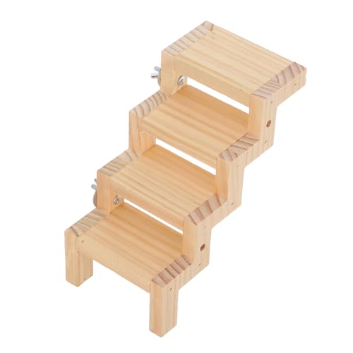 SUPVOX Vogelkäfig-Kletterleiter Vogel vogelkäfig zubehör Vogelkäfig Kletterturm Vogelkäfig Beschäftigungsspielzeug für Hühner Käfig für Nymphensittiche hölzern von Supvox