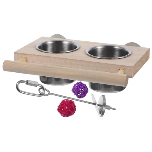 SUPVOX Vogelkäfig Zubehör Parrot Feeder Edelstahl Futterhalter mit Futter und Wasserbehälter Stabiles Waschbares Vogel Futterzubehör für Wellensittich Kanarienvogel Zufällige Farbe SUPVOX Vogelkäfig Zubehör Parrot Feeder Edelstahl Futterhalter mit Futter und Wasserbehälter Stabiles Waschbares Vogel Futterzubehör für Wellensittich Kanarienvogel Zufällige Farbe von Supvox