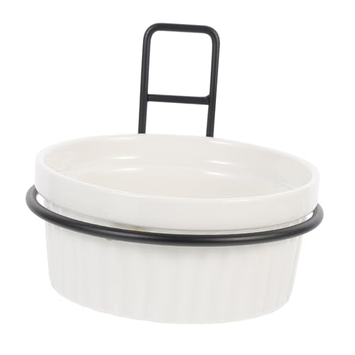 SUPVOX Wandmontierter Katzenfutterbehälter mit Keramiknapf Platzsparend Nagelfrei Stabile Halterung Abnehmbarer Napf Einfache Reinigung für Katzenfutter und Wassernapf SUPVOX Wandmontierter Katzenfutterbehälter mit Keramiknapf Platzsparend Nagelfrei Stabile Halterung Abnehmbarer Napf Einfache Reinigung für Katzenfutter und Wassernapf von Supvox