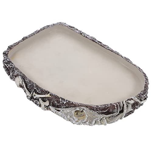 SUPVOX Tortoise Water Basin Kleiner Futter Und Wassernapf Für Reptilien Aus Resin Für Terrarien Und Wasserschalen Von Schildkröten Und Eidechsen Leicht Zu Reinigen Und rutschfest SUPVOX Tortoise Water Basin Kleiner Futter Und Wassernapf Für Reptilien Aus Resin Für Terrarien Und Wasserschalen Von Schildkröten Und Eidechsen Leicht Zu Reinigen Und rutschfest von Supvox