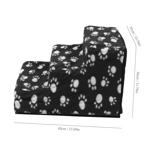 SUPVOX rutschfeste Haustiertreppe für Kleine Hunde und Welpen Stabile Indoor Kletterleiter Tragbare Sofa und Bettstufe Langlebige Hundeleiter mit Sicherem Design für Einfache Nutzung von Supvox