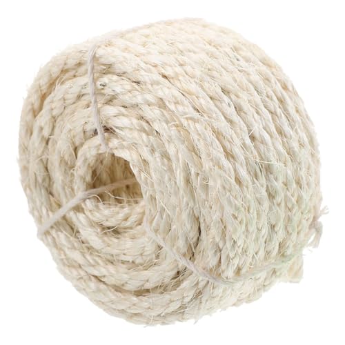 Supvox 1rolle Sisal Kratzseil Für Katzen Zuschneidbares Seil Für Kratzbäume Und DIY-projekte Schutz Von Möbeln Reparatur Von Kratzmöbeln Supvox 1rolle Sisal Kratzseil Für Katzen Zuschneidbares Seil Für Kratzbäume Und DIY-projekte Schutz Von Möbeln Reparatur Von Kratzmöbeln von Supvox