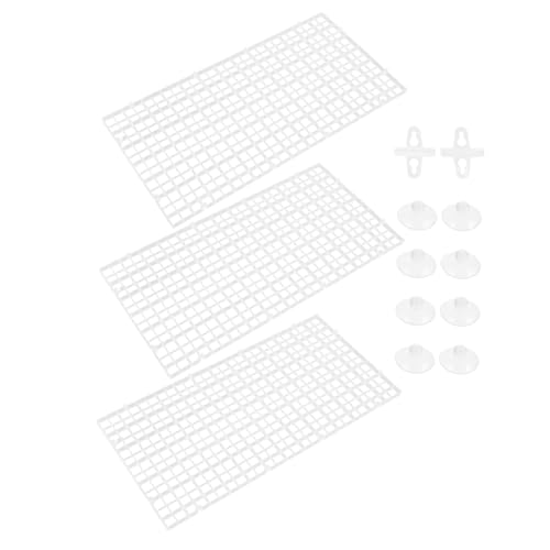 Supvox 1 Satz Aquarium Trennwand Set Teilig Transparent mit Saugnäpfen Vielseitig Einsetzbar zur Isolation von Fischen Zuchtbecken Zubehör für Optimale Aufzucht und von Supvox
