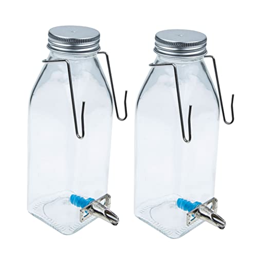 Supvox Wasserflasche 350ml Haustier Trinkwasserspender Für Hamster Chinchilla Welpen Home Bunny Waterer von Supvox