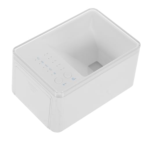 Supvox 1 Satz Automatischer Futterautomat für Aquarien Plastik Fischfutterspender für Kleine Aquarien Leise Lange Standby für Urlaubszeiten von Supvox