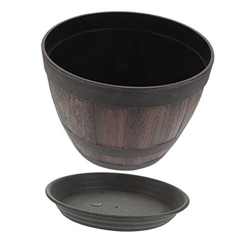 Supvox Rattan Blumentopf Mit Ständer Von Vintage Outdoor Blumentöpfe Dekorativer Übertopf Pflanztopf von Supvox