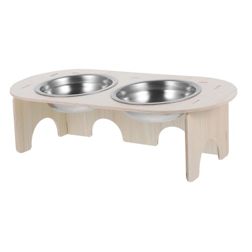 Supvox Erhöhtes Katzenfutternapf-Set 2-in-1 Futternapf für Haustiere Stabiler Erhöhter Napf für Langsames Fressen Von Katzen und Hunden – Überlauf-Design Supvox Erhöhtes Katzenfutternapf-Set 2-in-1 Futternapf für Haustiere Stabiler Erhöhter Napf für Langsames Fressen Von Katzen und Hunden – Überlauf-Design von Supvox