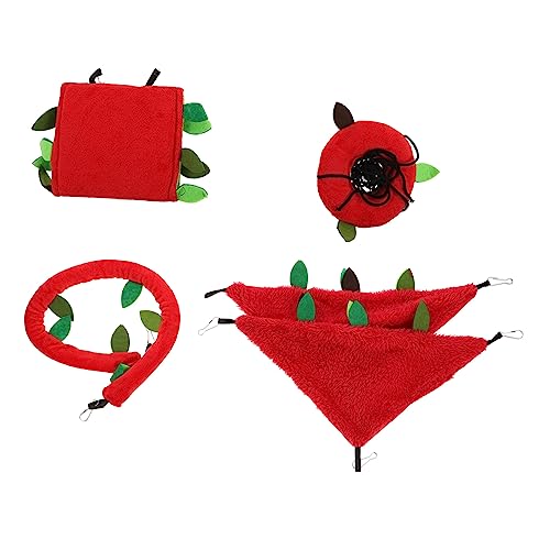 Supvox Hamster Spielzeug Set Schlaf Hängematte Tunnel Bett Eichhörnchen Spielzeug Haustier Koordination Balance Supvox Hamster Spielzeug Set Schlaf Hängematte Tunnel Bett Eichhörnchen Spielzeug Haustier Koordination Balance von Supvox