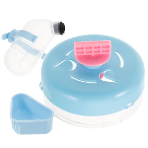 Supvox 1satz Hamster Zubehör Set Mit Laufrad Futter Und Wasserschale Wiederverwendbare Materialien Einfache Für Kleintiere Für Hamster Und Kleine Nager von Supvox