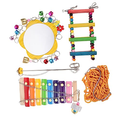 Supvox Hühnerspielzeug Für 5-teiliges Hühnerschaukel-spielzeugset Bereicherungsspielzeug Für Hühner Hängespielzeug Für Hennen Und Küken Hühnerbedarf Für Haustiere von Supvox