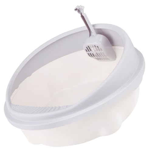 Supvox Katzentoilette Haushalts-katzentoilette Halbgeschlossene Katzentoilette Haustiertoilette Spritzschutz Katzenstreu Kätzchen-reinigungstoilette Supvox Katzentoilette Haushalts-katzentoilette Halbgeschlossene Katzentoilette Haustiertoilette Spritzschutz Katzenstreu Kätzchen-reinigungstoilette von Supvox