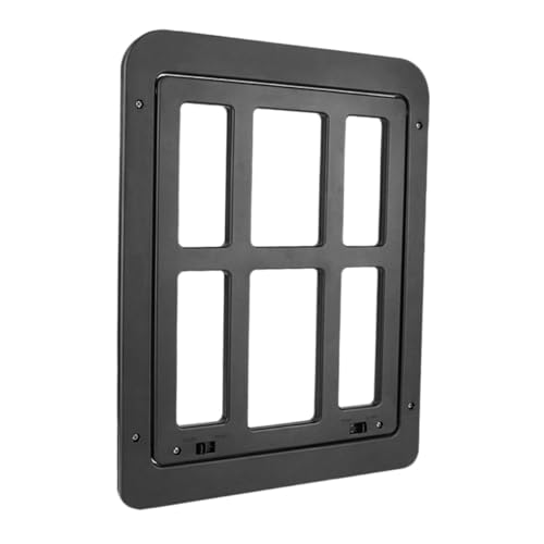 Supvox Abschließbare Haustier-fliegengittertür Für Hunde Und Katzen Einfache Installation Abs-Material Haustierzubehör Für Den Innenbereich Supvox Abschließbare Haustier-fliegengittertür Für Hunde Und Katzen Einfache Installation Abs-Material Haustierzubehör Für Den Innenbereich von Supvox