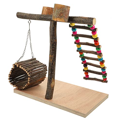 Supvox Papagei Stehen Barsch Desktop Vogel Barsch Stehen Papagei Spielzeug Zubehör Training Rack Für Ziervögel von Supvox