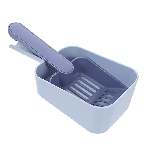 Supvox 1 Satz Schaufel für Katzenstreu Katzenkot Mülleimer Futterspender Post katzenklo zubehör cat Litter Shovel Haustier-Katzenstreu-Schaufel praktische Katzenschaufeln die Hüften Blue von Supvox
