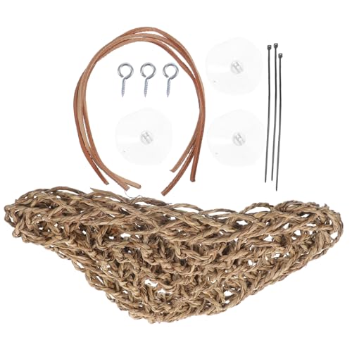 Supvox 1 Satz Stroh Hängematte Reptil Faltbare Bärtige Drachenhängematte Echsenkäfigzubehör Eidechsen-hängemattenspielzeug Bärtige Drachenweiche Hängematte Bartagamenkäfig-Accessoire Heu von Supvox