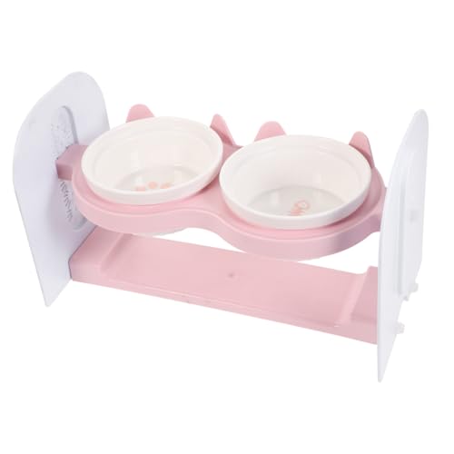 Supvox Katzennapfgestell 2-in-1 Futternapf Aus Keramik für Kätzchen und Erwachsene Leicht Zu Reinigen Supvox Katzennapfgestell 2-in-1 Futternapf Aus Keramik für Kätzchen und Erwachsene Leicht Zu Reinigen von Supvox