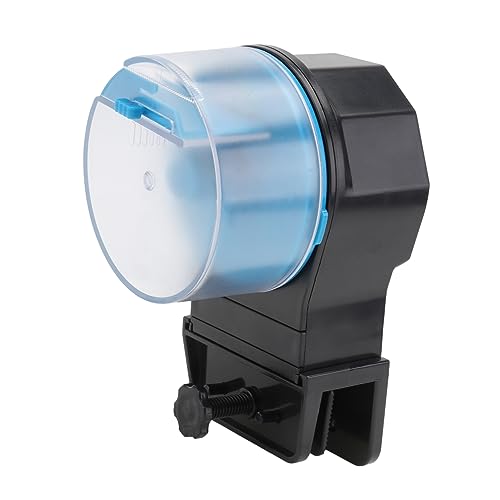Supvox 1 Satz automatischer Futterautomat Fischfutterautomat Aquarium Futterautomat Schildkröte Zubehör Aquarienfisch Turtle Feeder Fischfutterspender für den Haushalt Abs Blue von Supvox