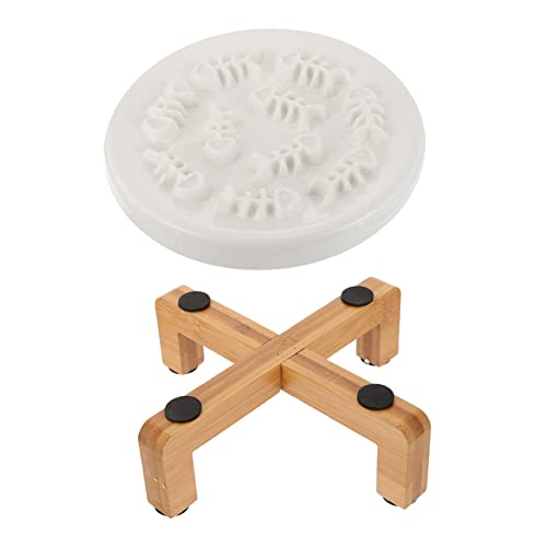 Supvox Hund Slow Feeder Bowl Set Haustier Erhöhte Schüssel Für Katzen Hunde Hals Langsames Fressen Gericht Supvox Hund Slow Feeder Bowl Set Haustier Erhöhte Schüssel Für Katzen Hunde Hals Langsames Fressen Gericht von Supvox