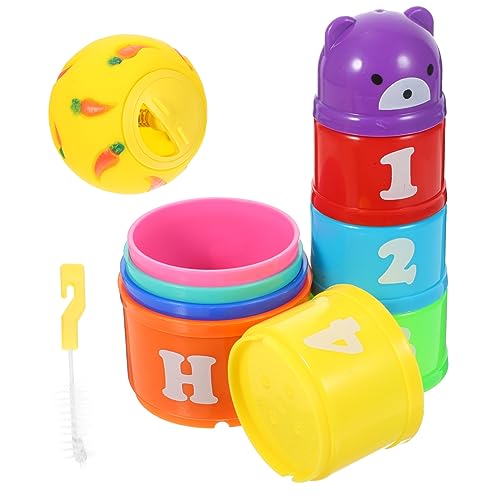 Supvox Futterspielzeug Stapelbecher für Kaninchen Spiel Um Futter Nistspielzeug Futterbecher Sicher Leicht Zu Reinigen Supvox Futterspielzeug Stapelbecher für Kaninchen Spiel Um Futter Nistspielzeug Futterbecher Sicher Leicht Zu Reinigen von Supvox