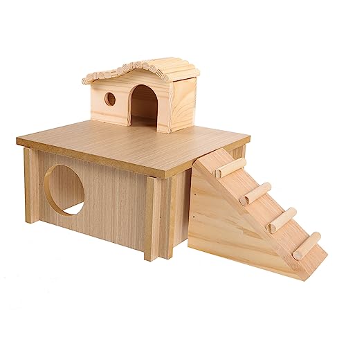 Supvox Holz Hamster Versteck Meerschweinchen Versteck Haustier Nest Versteck Haustier Holz Leiter Supvox Holz Hamster Versteck Meerschweinchen Versteck Haustier Nest Versteck Haustier Holz Leiter von Supvox