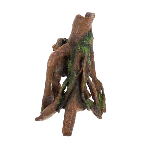 Supvox 1 Stück Aquariumlandschaftsdekor Aquarium Schmuck Fischtankdekor Gefälscht Aquarium-baumwurzel Ornament Baumstamm-Aquarium-Dekorationen Protokoll Fisch Tank Log Wasser- Stumpf Harz von Supvox