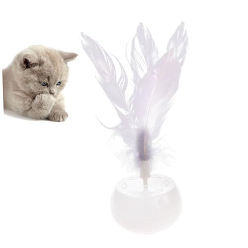 Supvox Interaktives Katzenspielzeug Mit Cartoon-Tumbler-Spielzeug Elektronisches Haustier-nackenspielzeug Tumbler-Ball Für Katzen Interaktives Spielzeug Aus Hochwertigem Kunststoff von Supvox