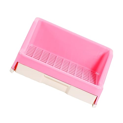 Supvox 1 Stück Toilette Mit Haustierschublade Wc-ablage Urin Waschbar Becken Drinnen Schubladenschrank Haustier-PIPI-Toilette Kaninchen-töpfchen-trainingstoilette Plastik Rosa Supvox 1 Stück Toilette Mit Haustierschublade Wc-ablage Urin Waschbar Becken Drinnen Schubladenschrank Haustier-PIPI-Toilette Kaninchen-töpfchen-trainingstoilette Plastik Rosa von Supvox