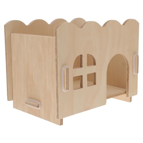 Supvox 1 Stück Weißes Holzhaus Unterschlupf Verstecke Häuser Haustiere Hamsterhaus Versteck Kleines Set Gehege Versorgung Versteck Lebensraum Haustier Schlafnest Spielhaus Supvox 1 Stück Weißes Holzhaus Unterschlupf Verstecke Häuser Haustiere Hamsterhaus Versteck Kleines Set Gehege Versorgung Versteck Lebensraum Haustier Schlafnest Spielhaus von Supvox