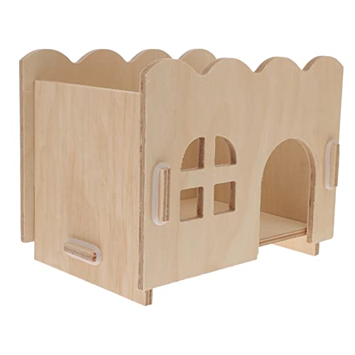 Supvox 1 Stück Weißes Holzhausunterkunft Hamster Bausatz Klein Versteck Haustiere Häuser Heimtierbedarf Igelschutz Spielhaus Haustier-mäuse-hütte Hölzern Supvox 1 Stück Weißes Holzhausunterkunft Hamster Bausatz Klein Versteck Haustiere Häuser Heimtierbedarf Igelschutz Spielhaus Haustier-mäuse-hütte Hölzern von Supvox