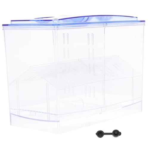 Supvox 1 Stück Zuchtbox für Fische Transparentes Brutkasten Design mit Doppelter Trennwand für Aufzucht von Fischen und Garnelen im Aquarium Supvox 1 Stück Zuchtbox für Fische Transparentes Brutkasten Design mit Doppelter Trennwand für Aufzucht von Fischen und Garnelen im Aquarium von Supvox