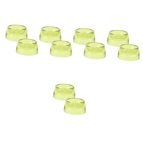 Supvox 10stücke Futter-Schalen Für Kleintiere Anti- -futterbehälter Für Hamster Meerschweinchen Und Andere Nager Leichtem Kunststoff Spülmaschinenfest Matcha-grün von Supvox