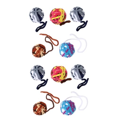 Supvox 10 STK Garnknäuel Für Katzenspielzeug Hundebälle Aus Wolle Katzenball Ballspielzeug Für Hunde Plüschtiere Für Katzen Zahnspielzeug Für Kätzchen Beißspielzeug Haustier Pet-Ball Supvox 10 STK Garnknäuel Für Katzenspielzeug Hundebälle Aus Wolle Katzenball Ballspielzeug Für Hunde Plüschtiere Für Katzen Zahnspielzeug Für Kätzchen Beißspielzeug Haustier Pet-Ball von Supvox