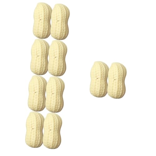 Supvox 10 STK Hundespielzeug Simulationslebensmittelspielzeug Hunde klingen Spielzeug Dog chew Toy hundekauspielzeuge erdnüsse quietschende spielzeuge für Hunde Spielzeug für Hunde kauen von Supvox