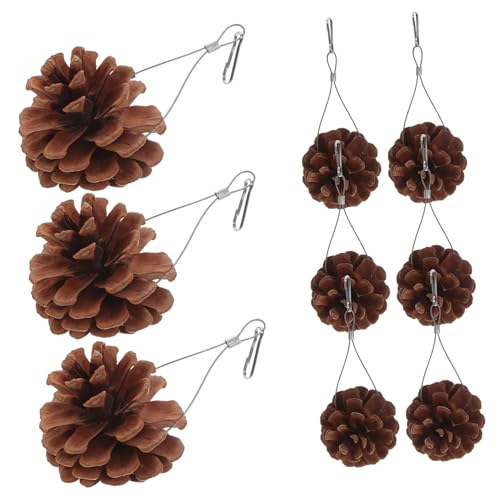 Supvox 10 Stück Teiliges Natürliches Kauspielzeug aus Kiefernzapfen für Vögel und Papageien Hängendes Langlebig Sicher zum Kauen Geeignet für Wellensittiche Nymphensittiche Sittiche und Supvox 10 Stück Teiliges Natürliches Kauspielzeug aus Kiefernzapfen für Vögel und Papageien Hängendes Langlebig Sicher zum Kauen Geeignet für Wellensittiche Nymphensittiche Sittiche und von Supvox