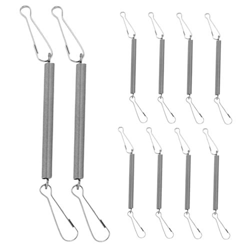Supvox 10 Stück Edelstahl-wasserflaschen-federclip Universeller Tragbarer Federverschluss Für Haustierkäfige Supvox 10 Stück Edelstahl-wasserflaschen-federclip Universeller Tragbarer Federverschluss Für Haustierkäfige von Supvox