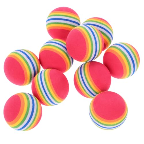 Supvox 10 Stücke Eva Schwimm Regenbogen für Katzen Interaktive Haustier Spielzeug Snack Bälle für Kätzchen Supvox 10 Stücke Eva Schwimm Regenbogen für Katzen Interaktive Haustier Spielzeug Snack Bälle für Kätzchen von Supvox
