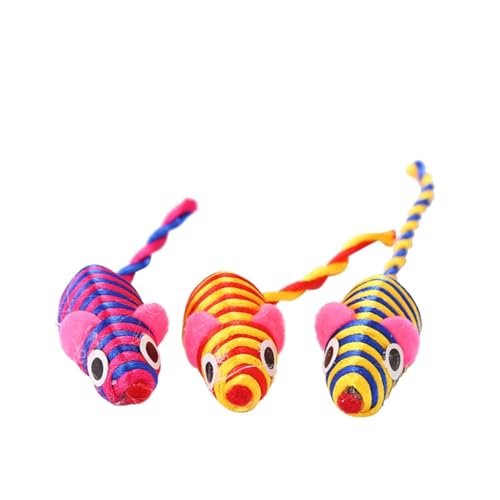 Supvox 10pcs Mäuse Katze Interaktive Spielzeug für Kätzchen Haustier Spielzeug für Katzen Helle Farben Katze Teaser Supvox 10pcs Mäuse Katze Interaktive Spielzeug für Kätzchen Haustier Spielzeug für Katzen Helle Farben Katze Teaser von Supvox