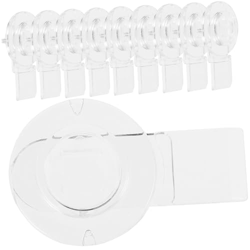 Supvox Exquisites Design 10 Stück Scharnierschlösser Acryl-türschlösser Für Möbel Scharnierschnallen Im Lieferumfang Enthalten von Supvox