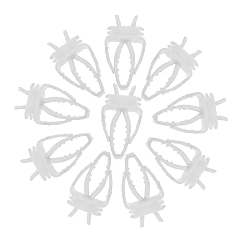 Supvox Gemüsefutterhalter-Clips Für Den Käfig 10er-Pack Vogelfutter-Clips Papageien-futterklammer Vogelkäfig-Futter-Clip Platzsparendes Design von Supvox