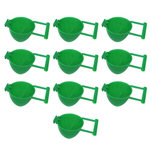 Supvox Vogelfutternapf-Set 10-teilig Vogelfutternapf Für Käfig Papagei Futternapf Sicheres Metall Vogelfutterschale Supvox Vogelfutternapf-Set 10-teilig Vogelfutternapf Für Käfig Papagei Futternapf Sicheres Metall Vogelfutterschale von Supvox