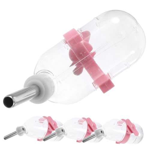 Supvox 12 STK Hamster Trinkt Automatisch Wasser Hasenkäfige Trinkflaschen Für Haustiere Kaninchenwasser Wasserflaschen Für Hamster Trinkflasche Für Haustiere Hängende Tränke Plastik Rosa von Supvox