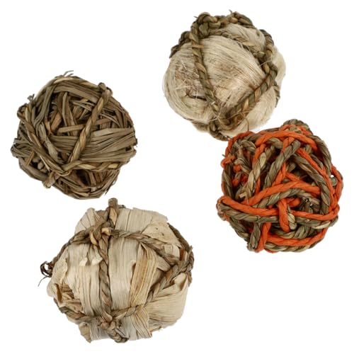 Supvox 12 STK Hasengras Ball interaktives Spielzeug Hamster Spielzeug aus Stroh geflochtene Bälle Spielzeug für Meerschweinchen Kaninchenspielzeug Spielzeuge Haustierzubehör Kauspielzeug Supvox 12 STK Hasengras Ball interaktives Spielzeug Hamster Spielzeug aus Stroh geflochtene Bälle Spielzeug für Meerschweinchen Kaninchenspielzeug Spielzeuge Haustierzubehör Kauspielzeug von Supvox